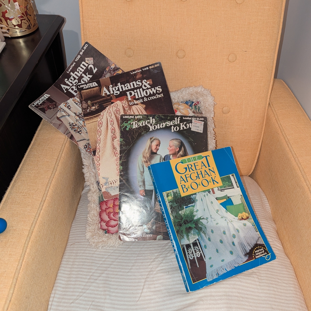 Great Afghan Book and Knitting Guides